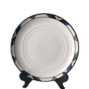 4pc Noritake 8458 Kachina 10 1/4" Dinner Plates Stoneware SouthWestern Oven Safe